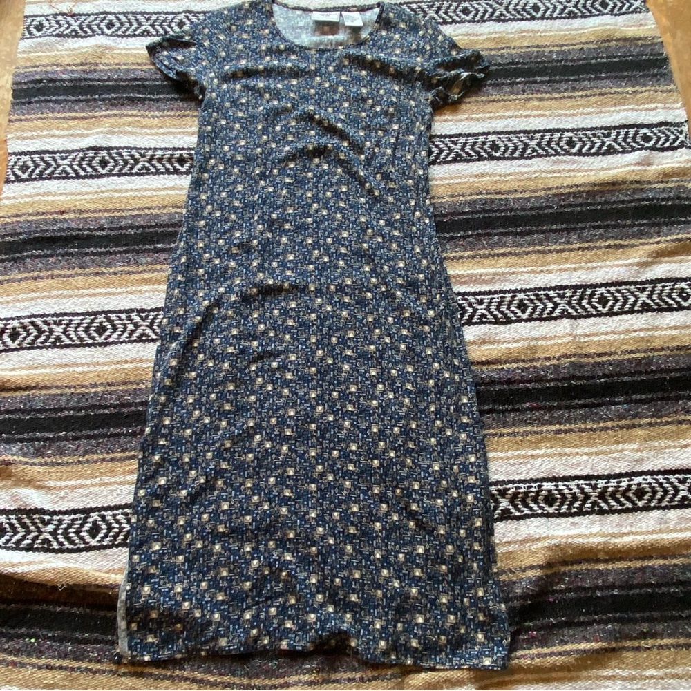90s Vintage Studio Ease Midi Dress